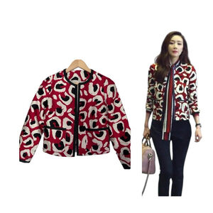 Gucci Red and Black Patterned Blazer